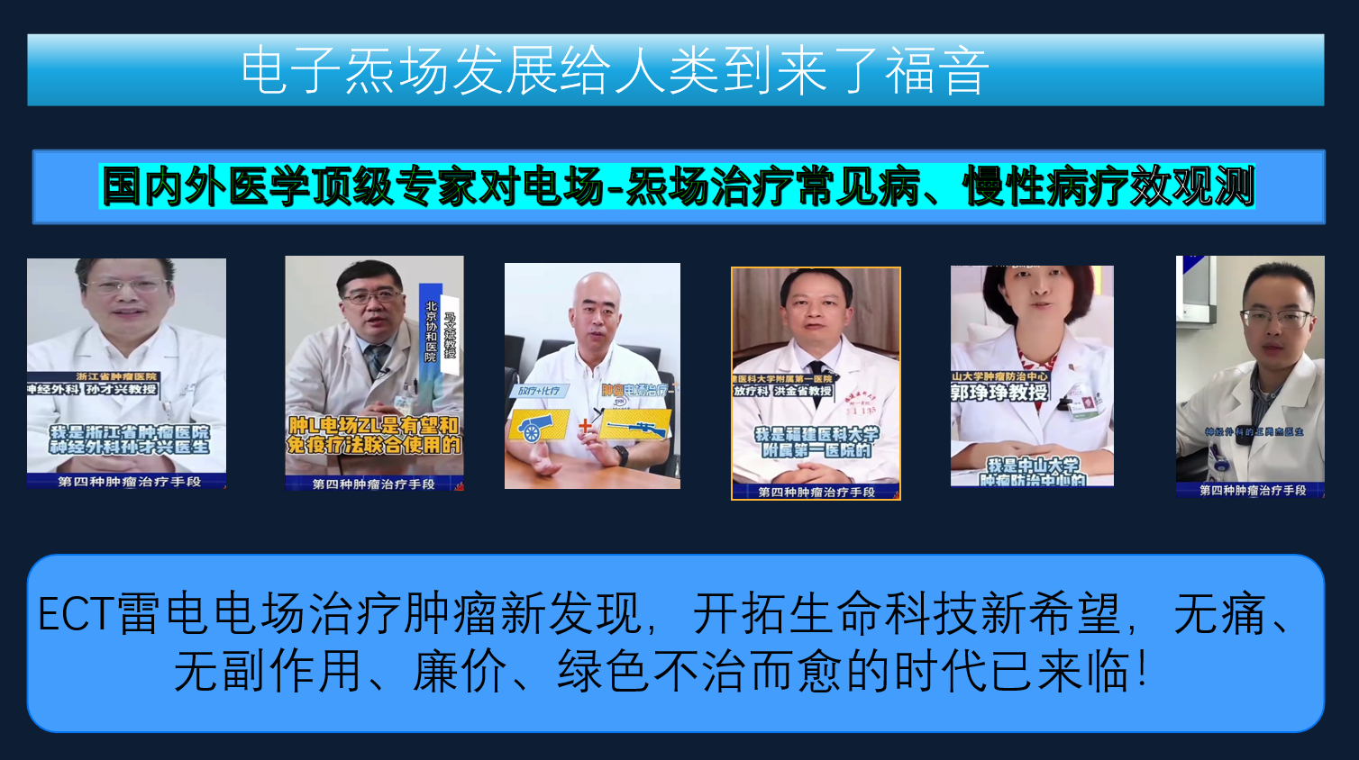 肿瘤电场炁场治疗发明专利技术理论探索发表